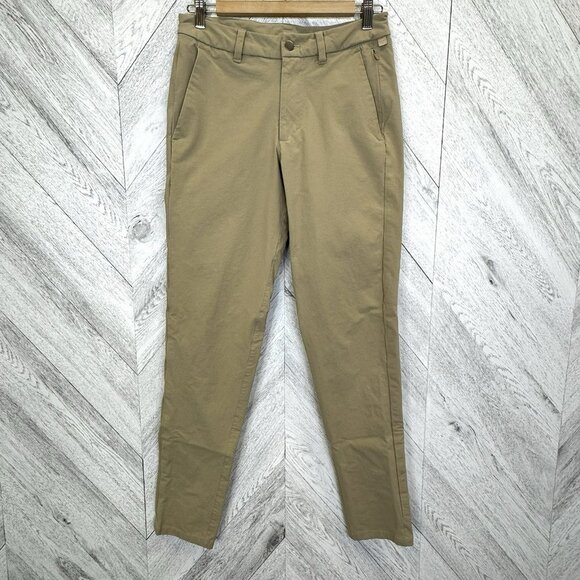 lululemon athletica Other - Lululemon Commission Pant Slim ABC Mens Size 28 Tofino Sand Khaki 31" Inseam